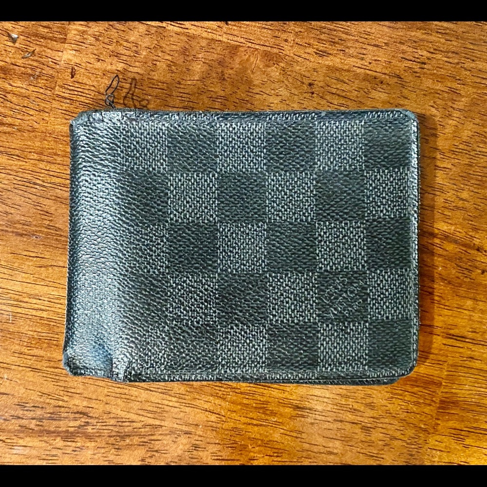 Louis VUITTON Men’s Wallet Graphite Canvas